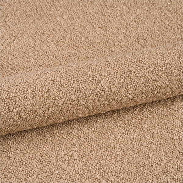 Poszewka dekoracyjna Boucle 50x50 cm beżowa - materiał tkanina