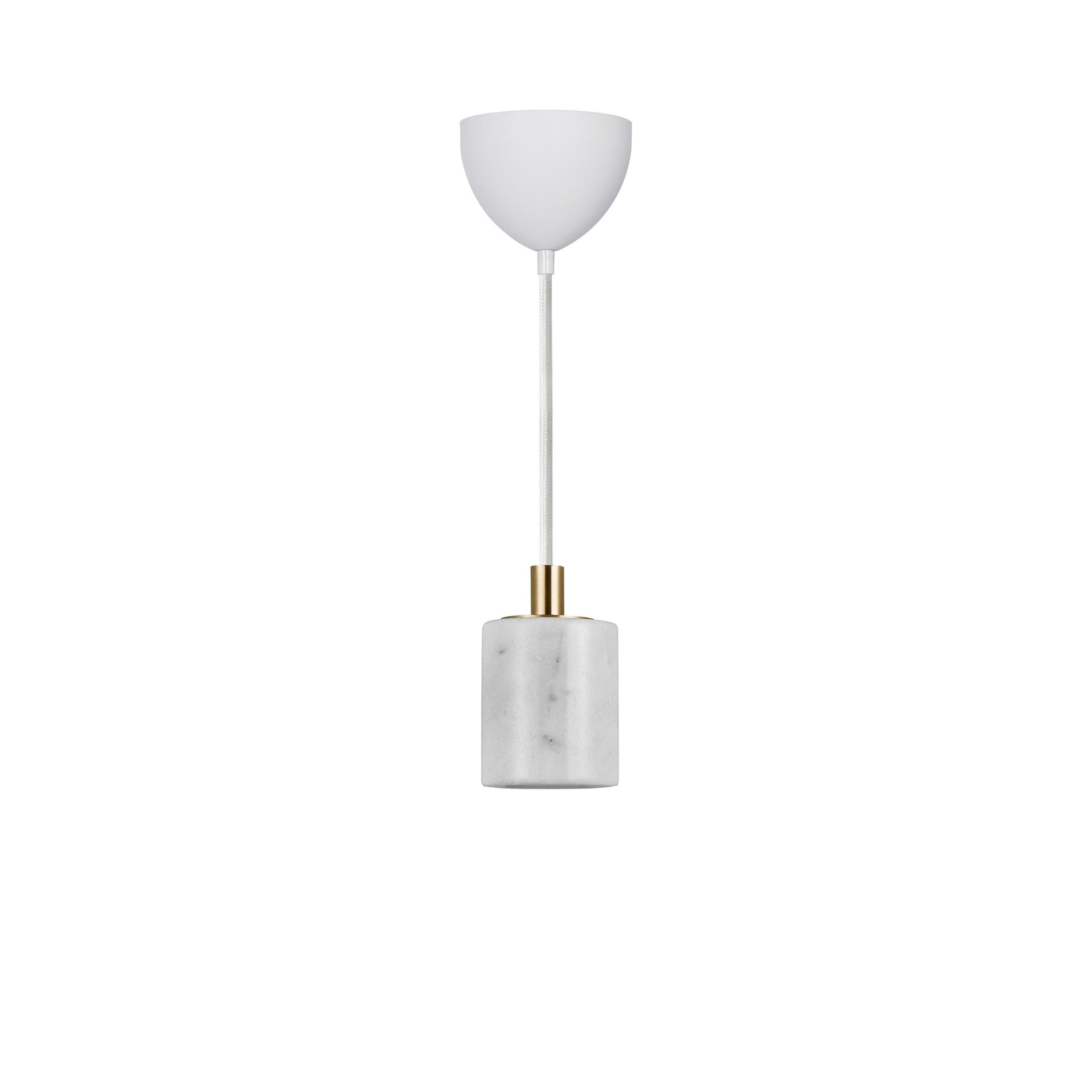 Lampa wisząca Siv biały marmur