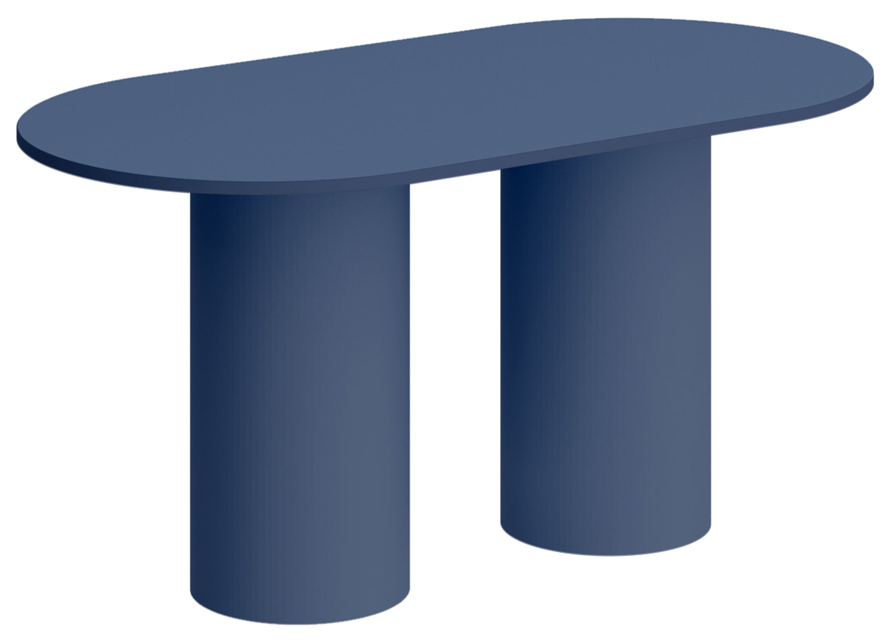 Stół do jadalni Bituate 150x80 cm granatowy mat