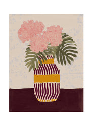 Obraz na płótnie Striped Vase 80x60 cm