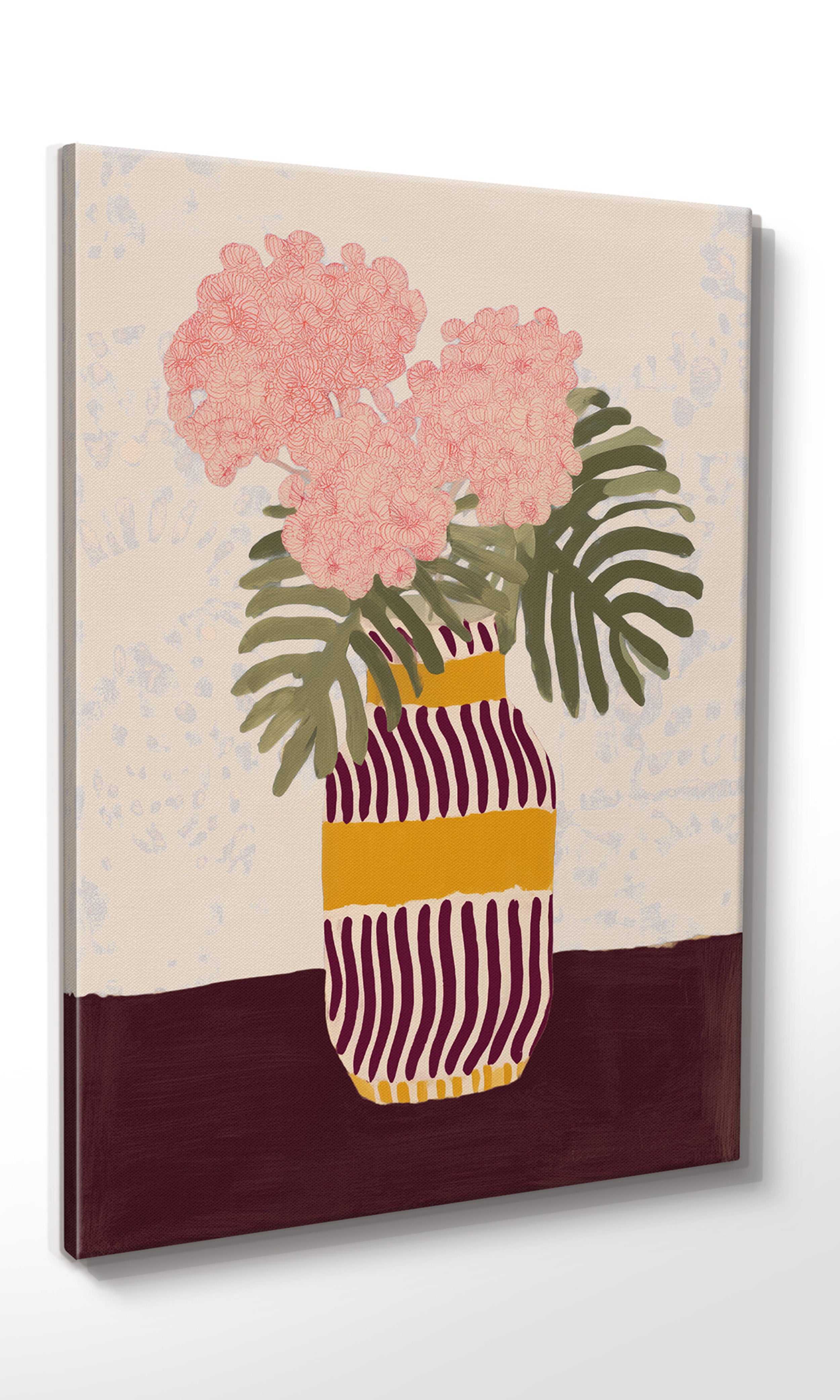 Obraz na płótnie Striped Vase 80x60 cm