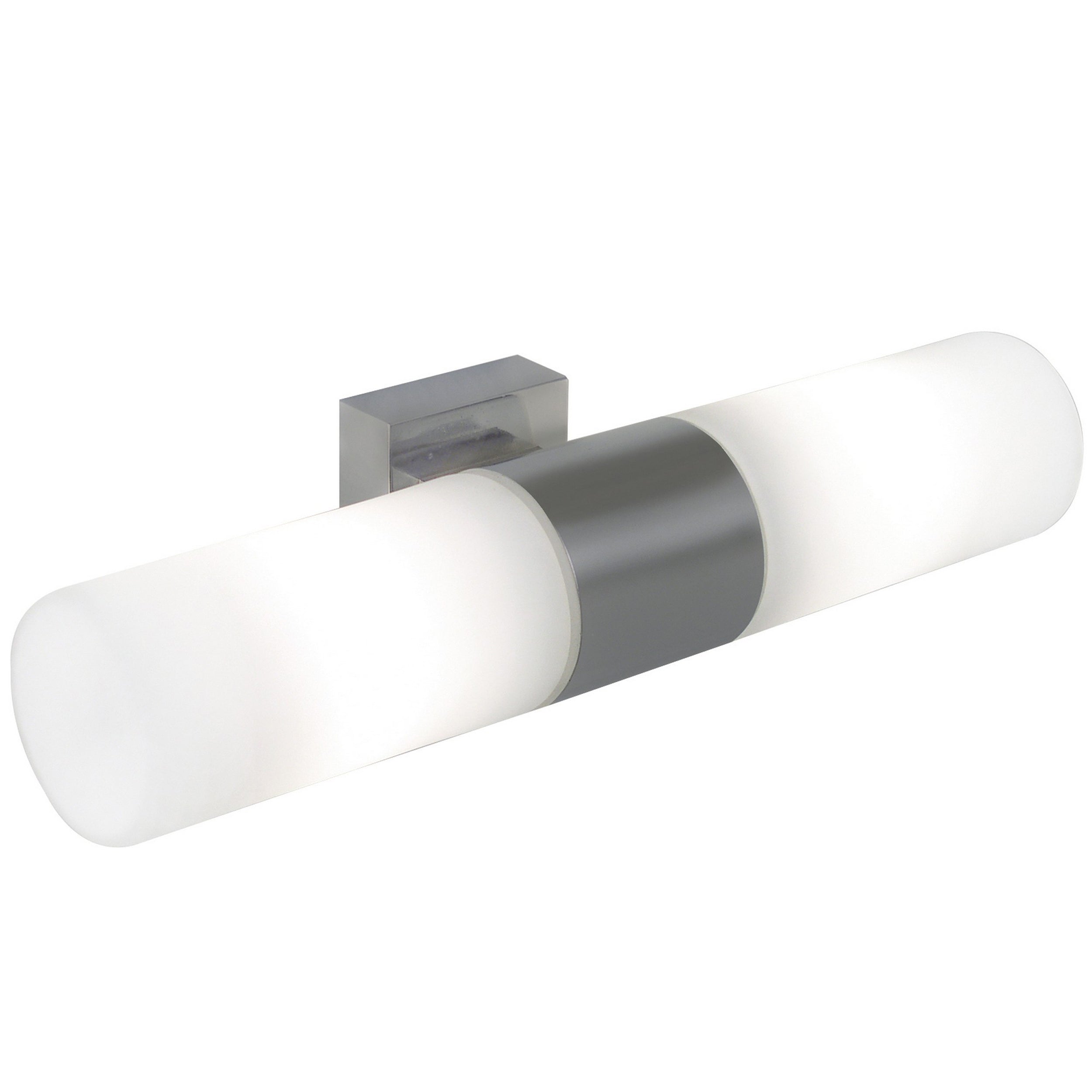 Kinkiet Tangens x2 stalowy IP44