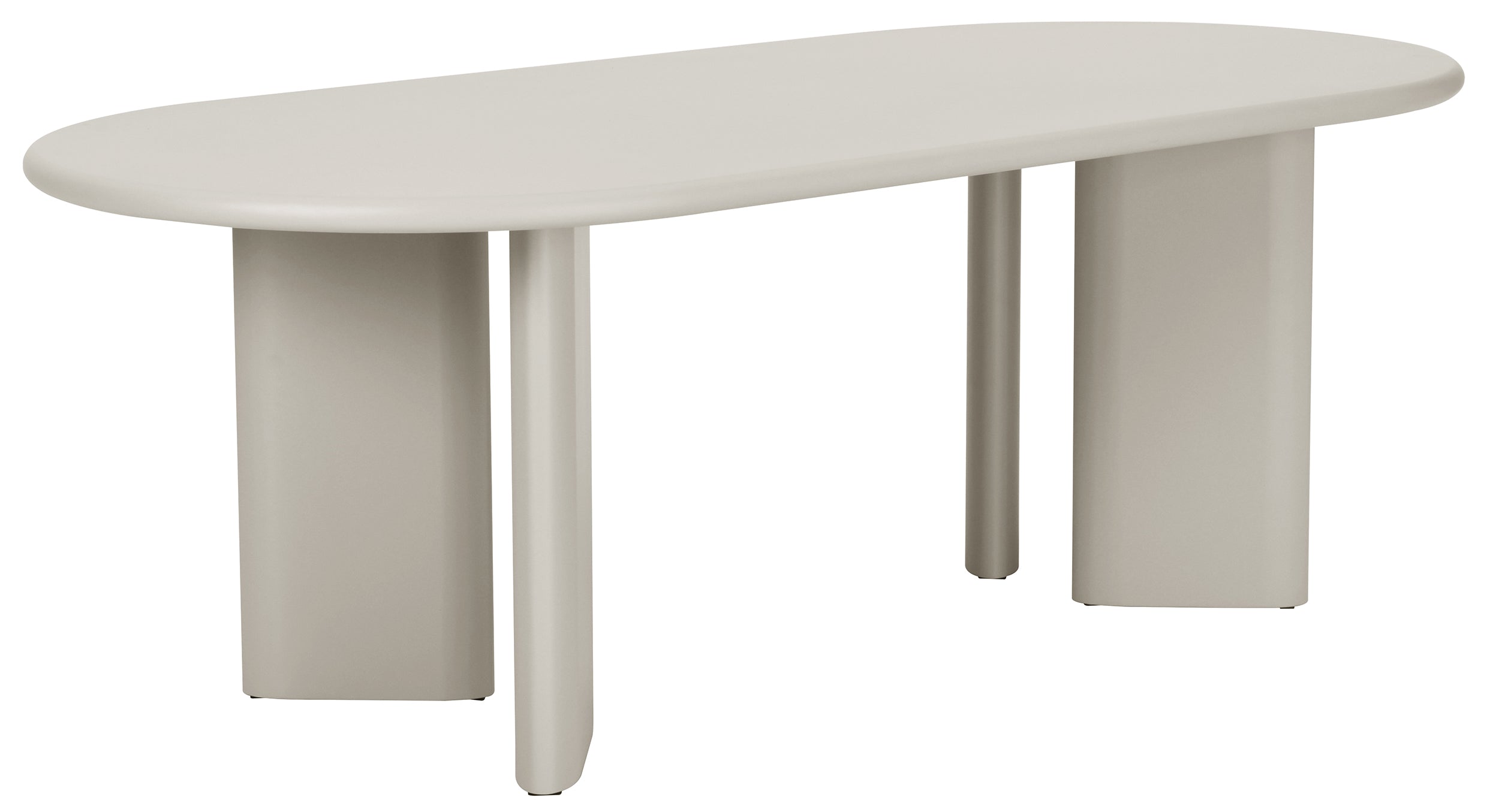 Stół do jadalni Catics 200x90 cm beżowy mat