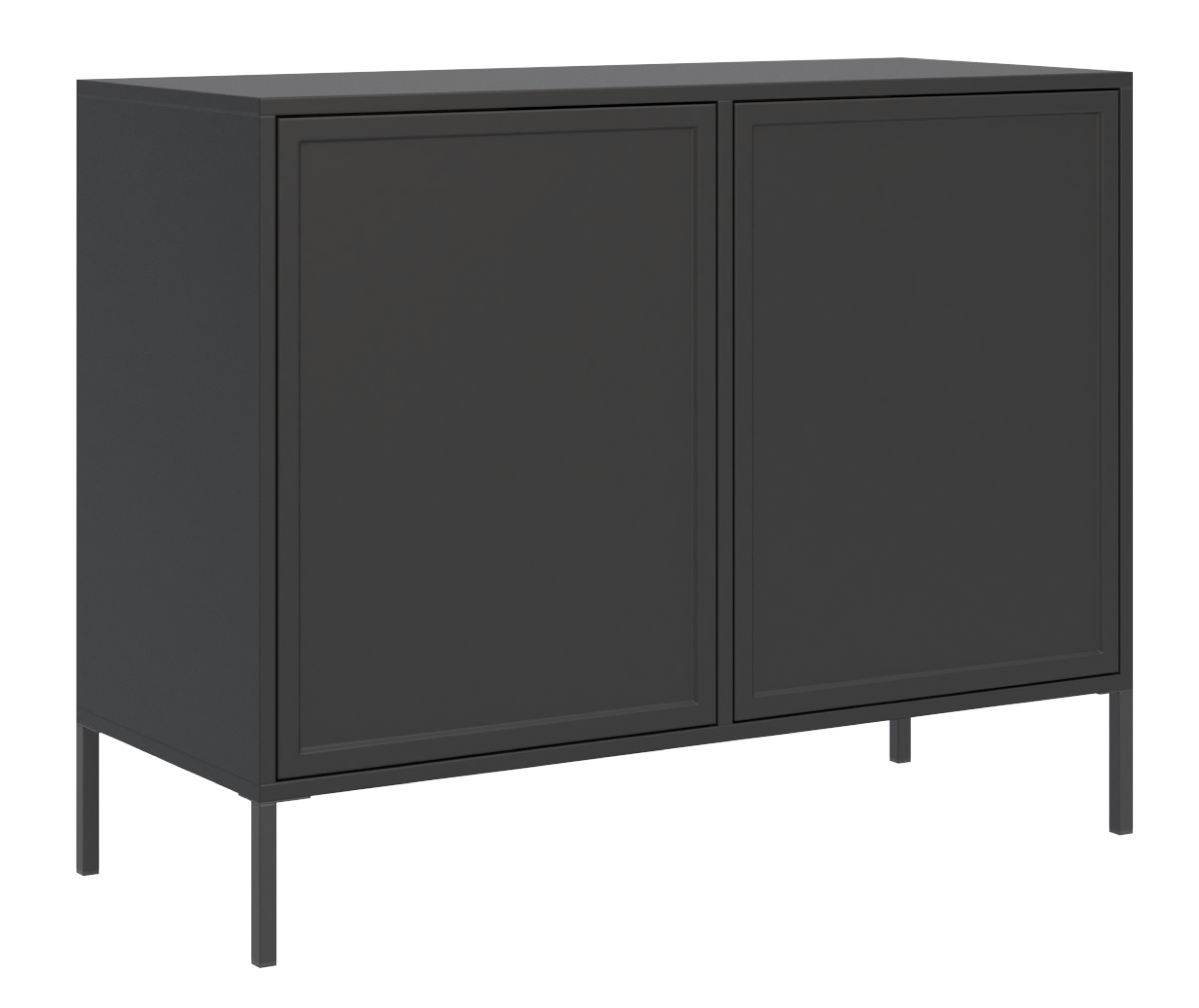 Komoda dwudrzwiowa Velveto 100 cm czarny