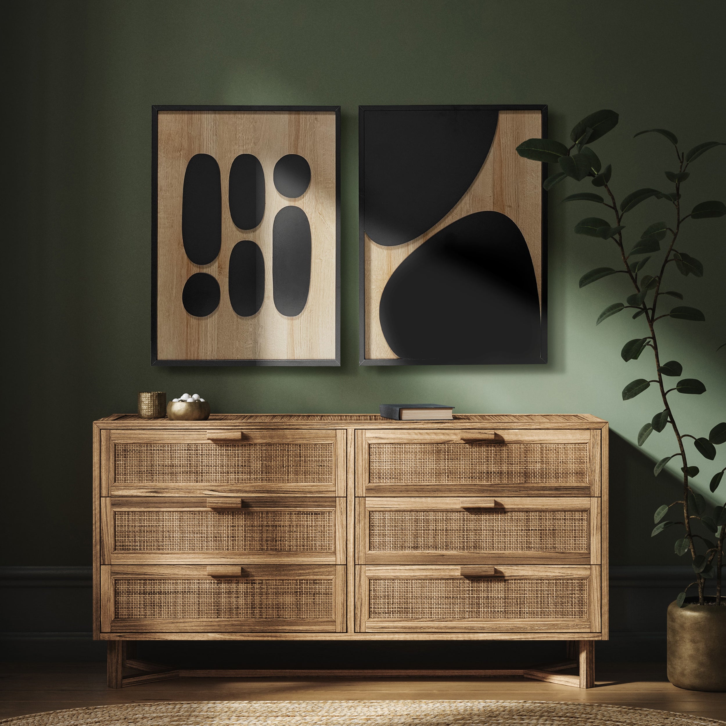 Obraz Wooden Deco Balance 70x50 cm