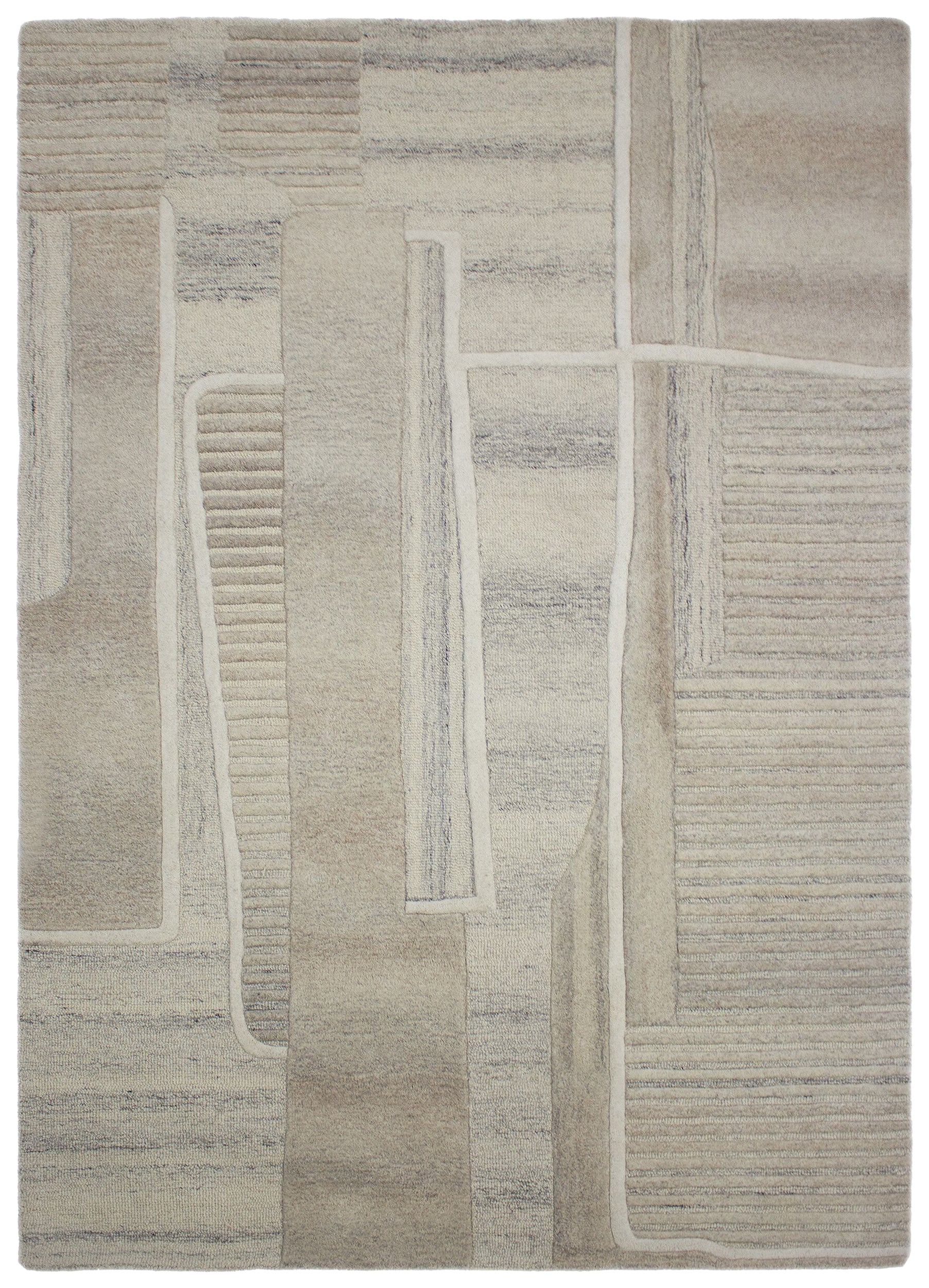 Dywan wełniany ręcznie wykonany Lira 200x300 cm beżowy