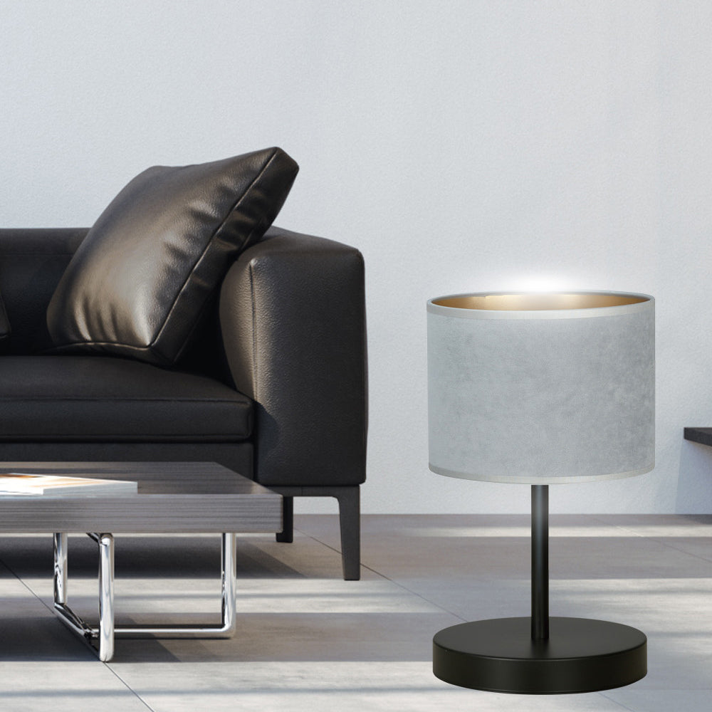 Lampka nocna Hellid średnica 18 cm szara
