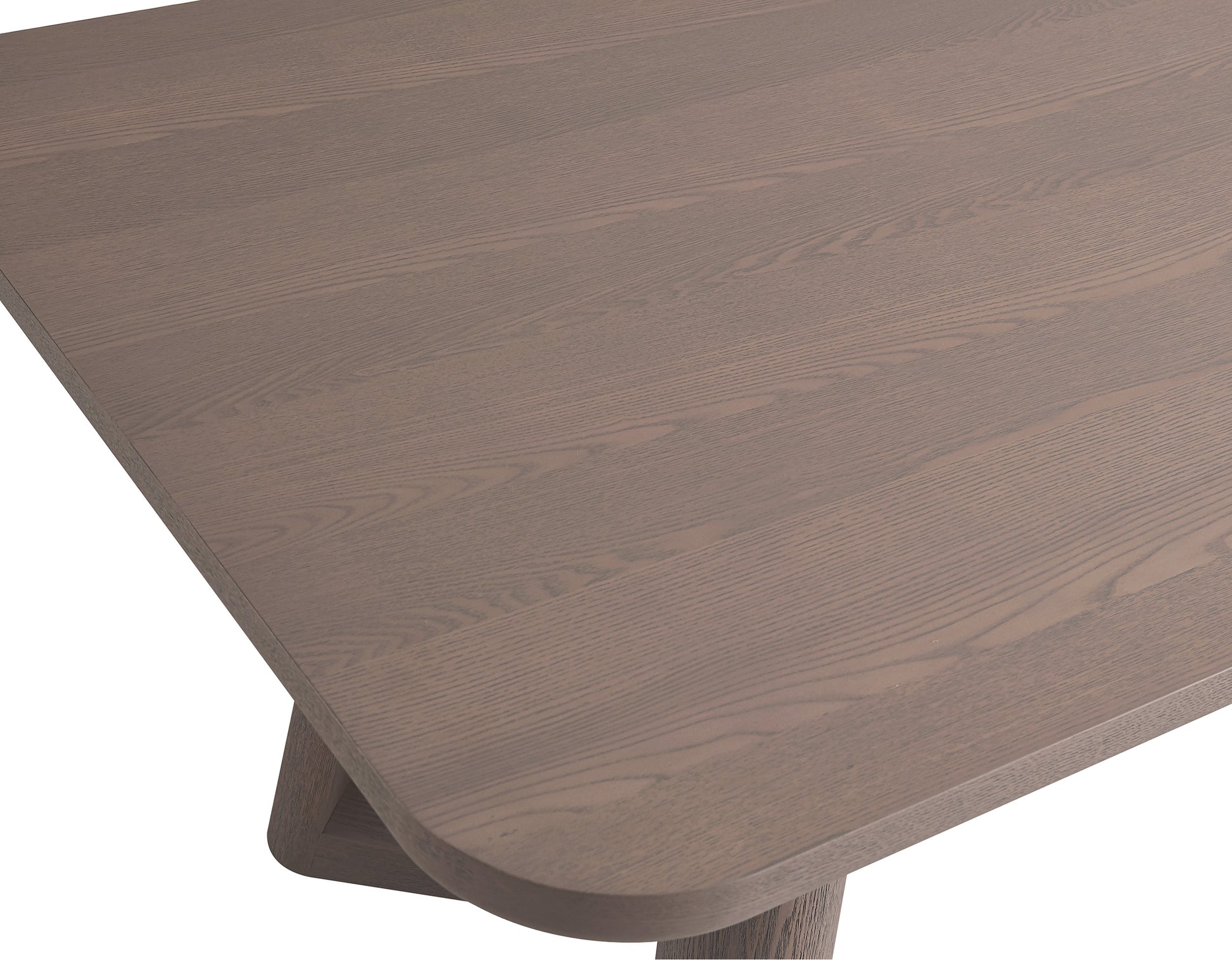 Stół do jadalni Alisser 200x100 cm orzech fornir - kształt prostokątny, materiał płyta fornirowana