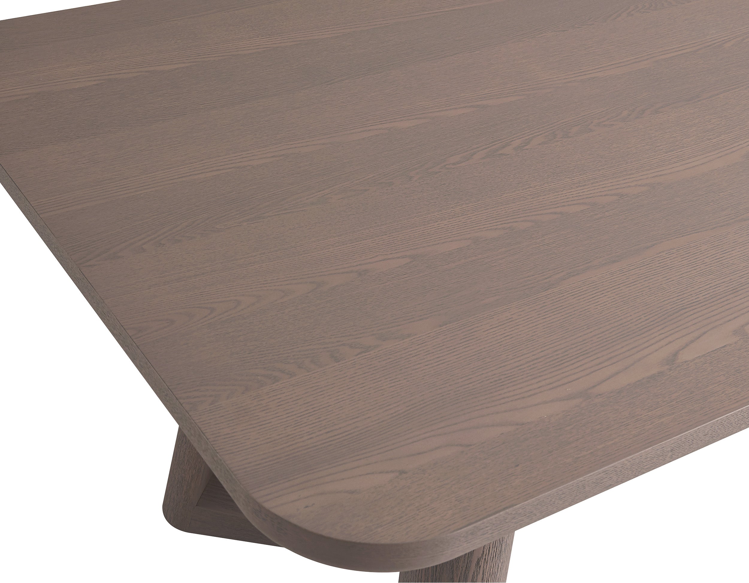 Stół do jadalni Alisser 200x100 cm orzech fornir - kształt prostokątny, materiał płyta fornirowana