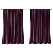 Zasłona do salonu Myrrhis w tkaninie PET FRIENDLY 140x270 cm fioletowa