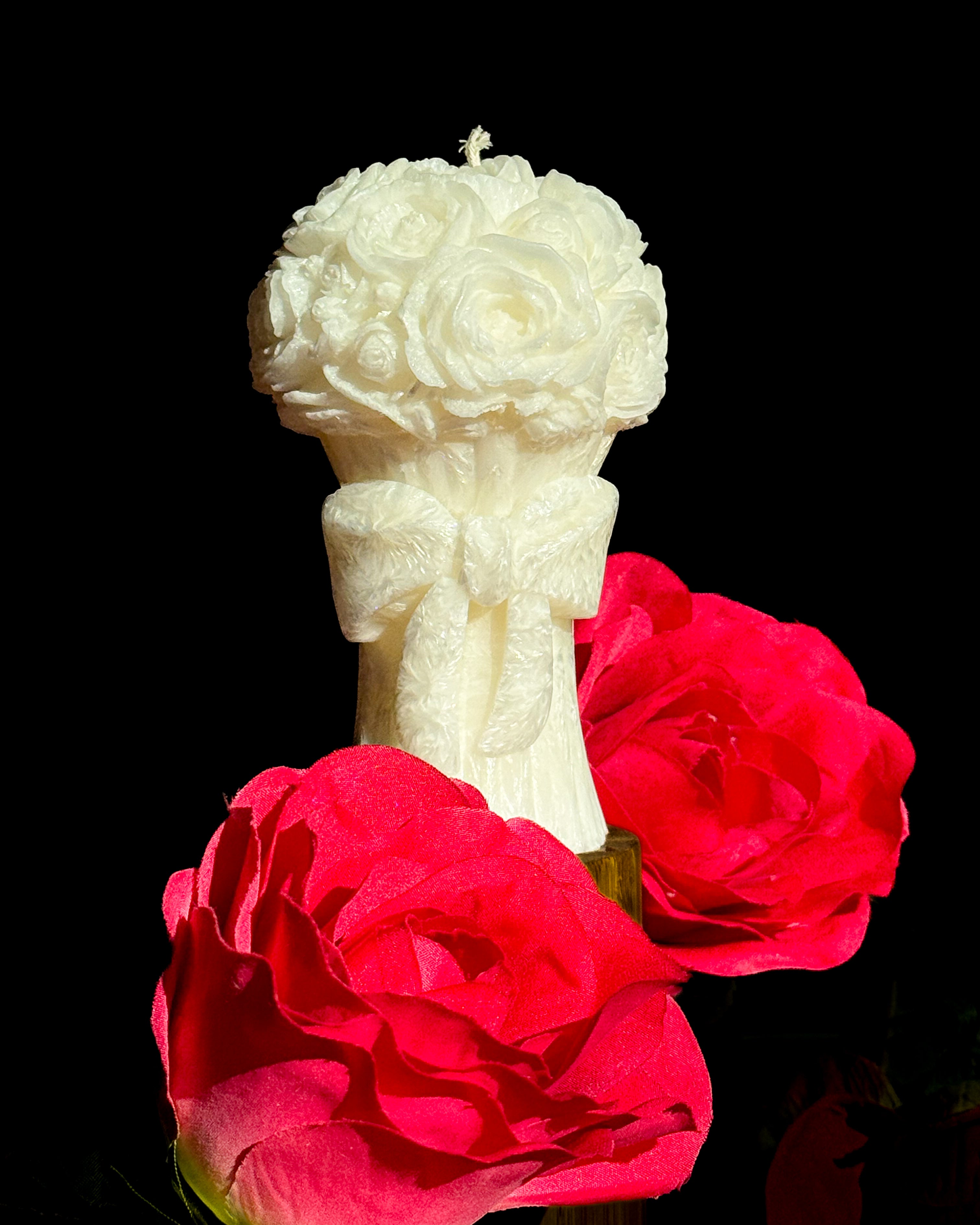 Świeca z wosku palmowego Rose Bouquet 210 g