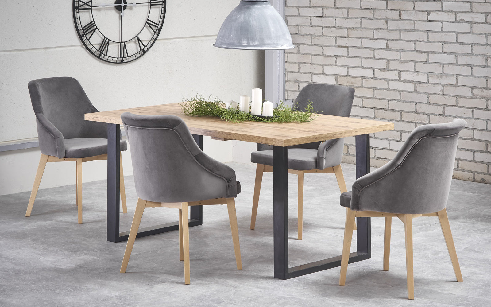 Stół rozkładany Hazari 160-210x90cm - kształt prostokątny