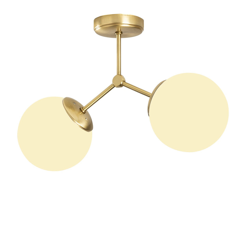 Lampa sufitowa Beid x2 złota