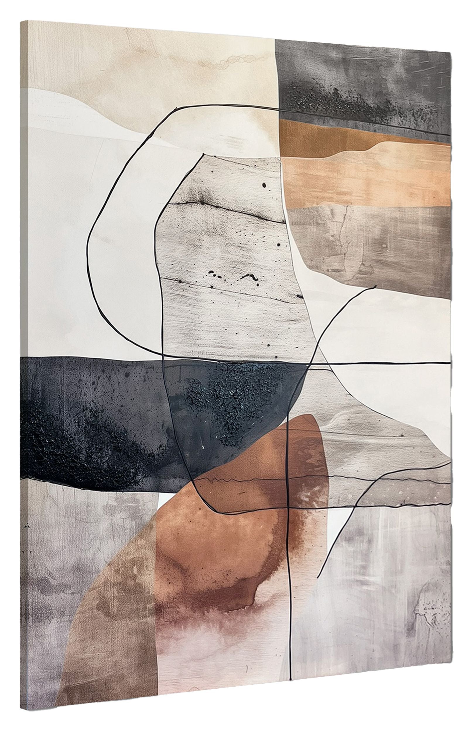 Obraz Mars 100x70 cm z ręcznie malowanymi elementami
