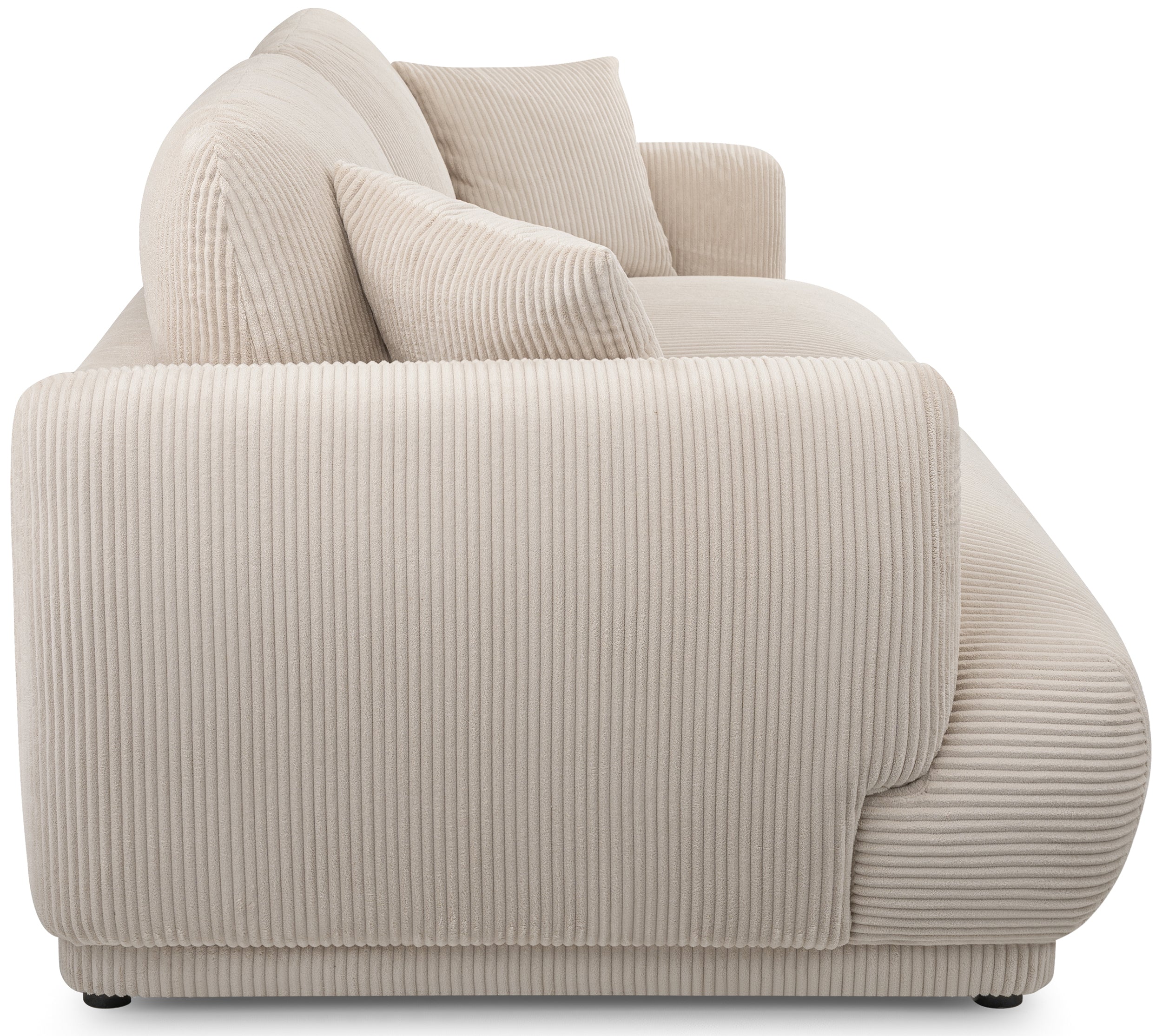 Sofa chacco jasnobeżowa - głębokość 102 cm