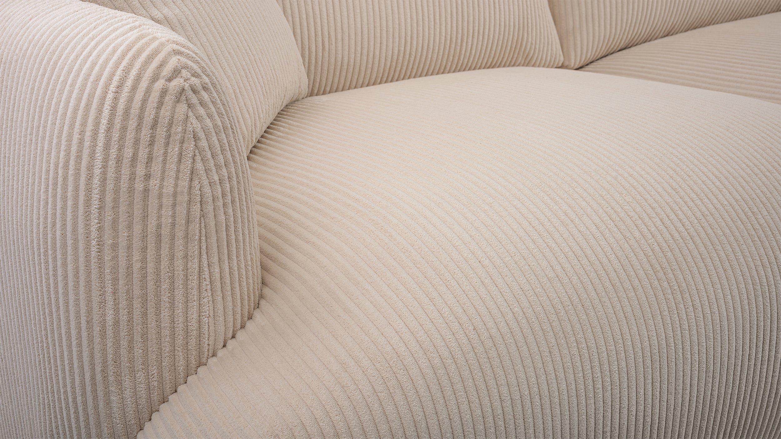 Sofa chacco jasnobeżowa - szerokość 206 cm