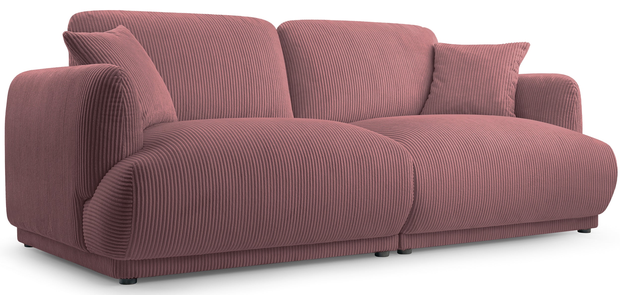 Sofa trzyosobowa Chacco różowa sztruks