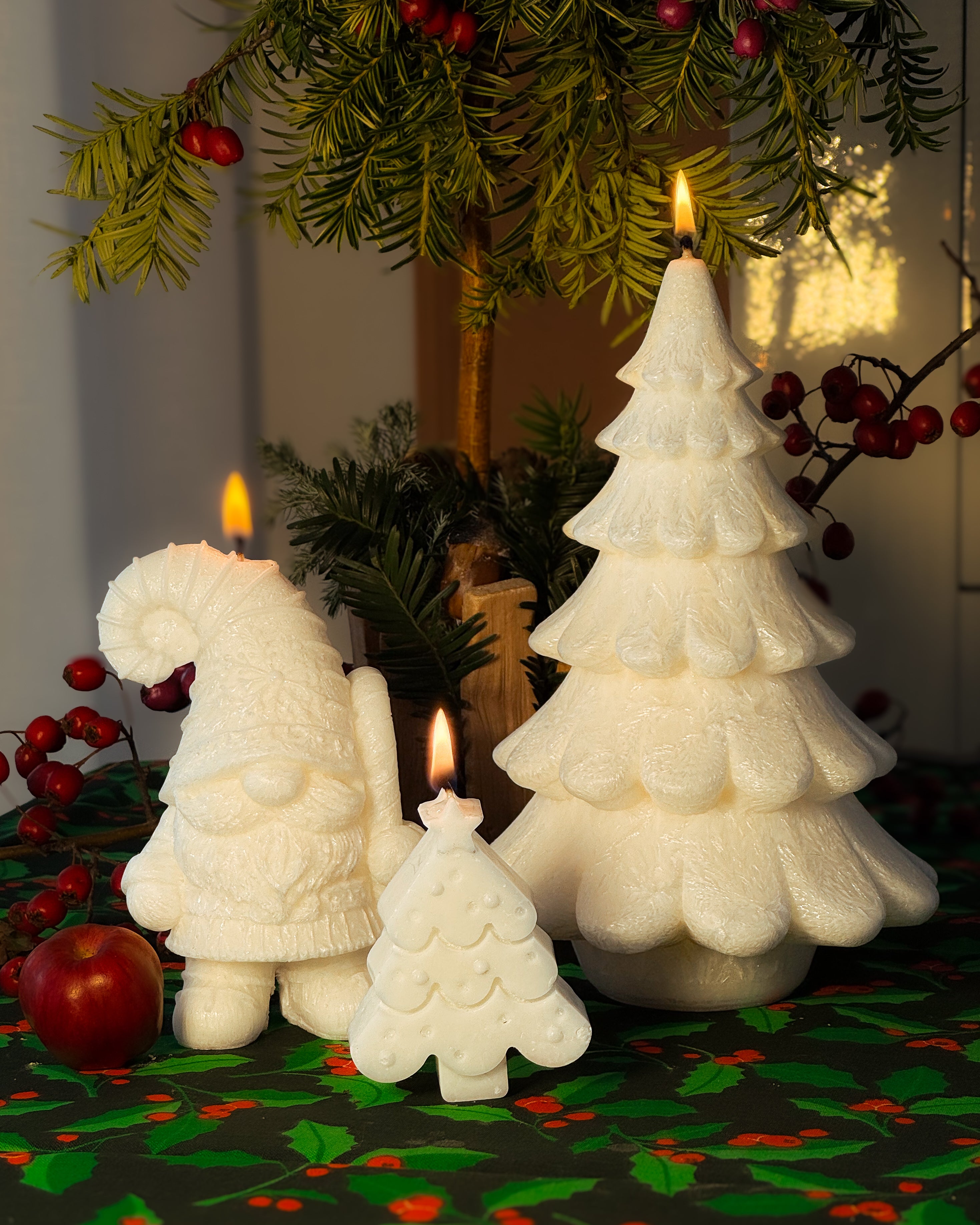Świeca z wosku palmowego Christmas Tree 900 g
