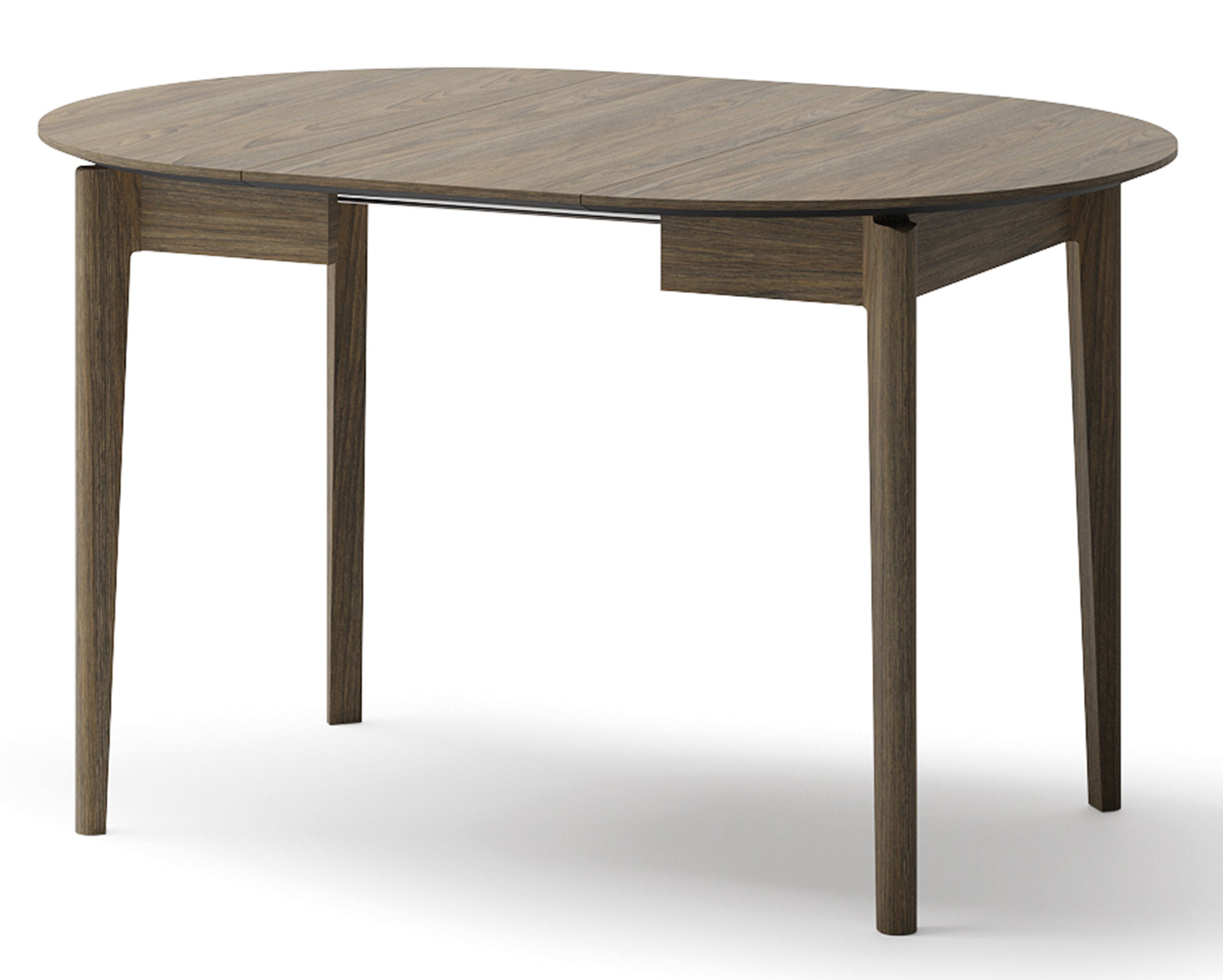 Stół rozkładany Plot 90-210x90 cm dąb ciemny - materiał drewno