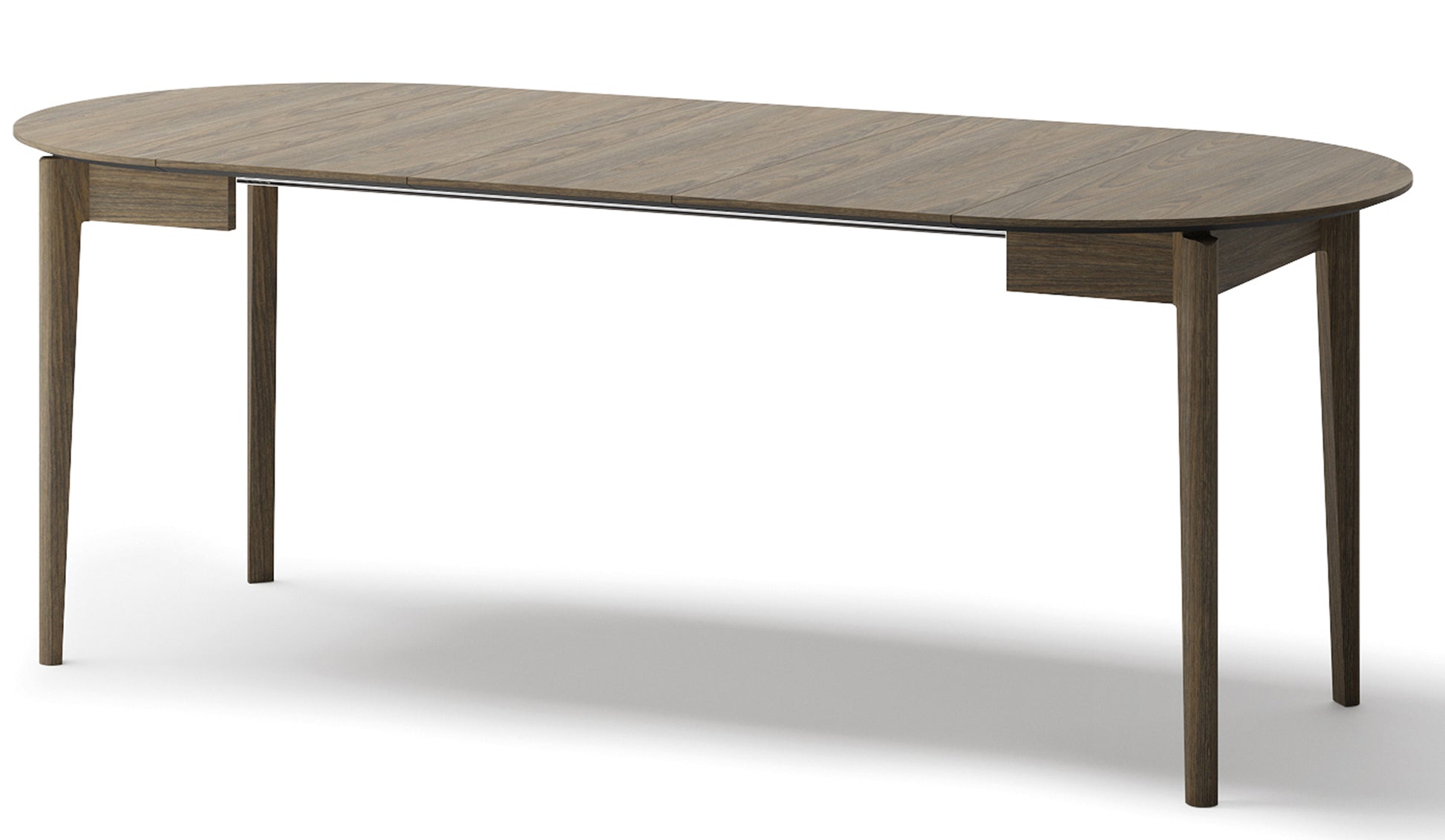 Stół rozkładany Plot 90-210x90 cm dąb ciemny - płyta wiórowa laminowana