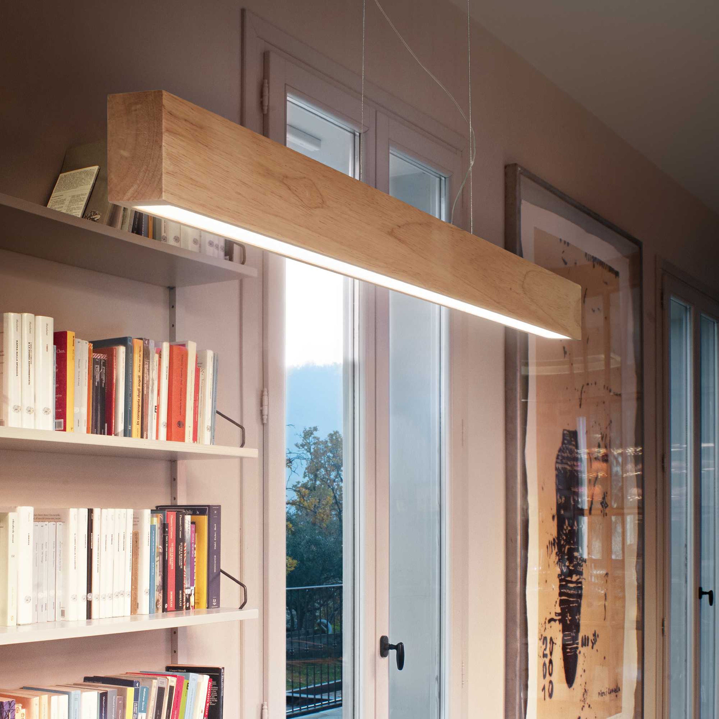 Lampa wisząca LED Craft brązowa