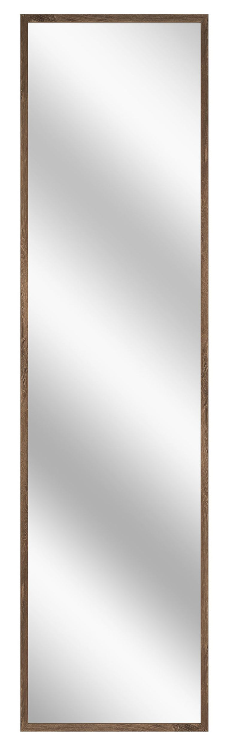 Lustro ścienne Dalone 142x37 cm ciemny dąb