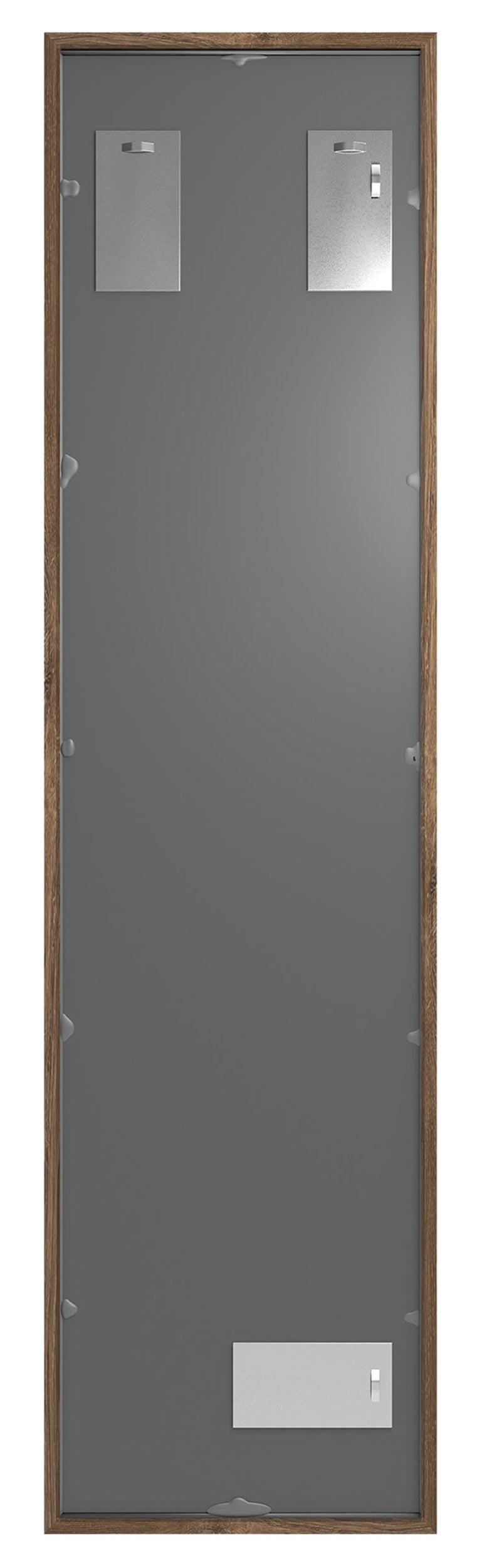 Lustro ścienne Dalone 142x37 cm ciemny dąb