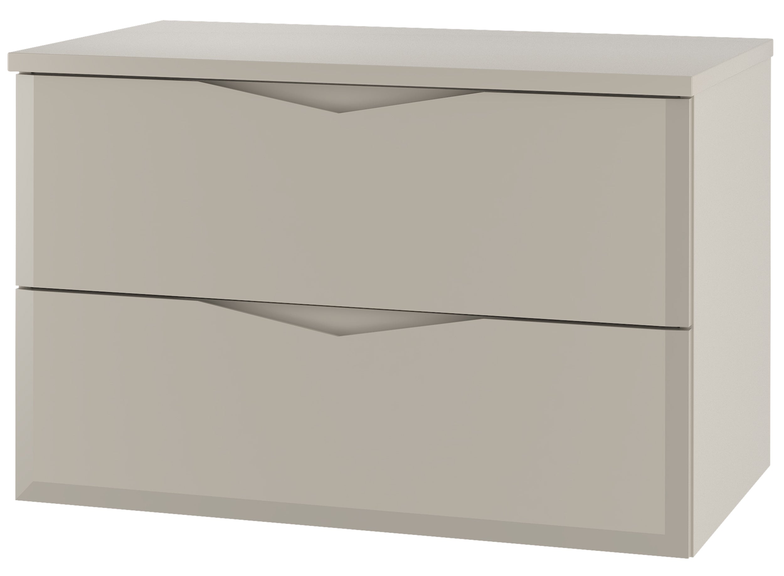 Szafka łazienkowa Delica z blatem 80 cm szary beż