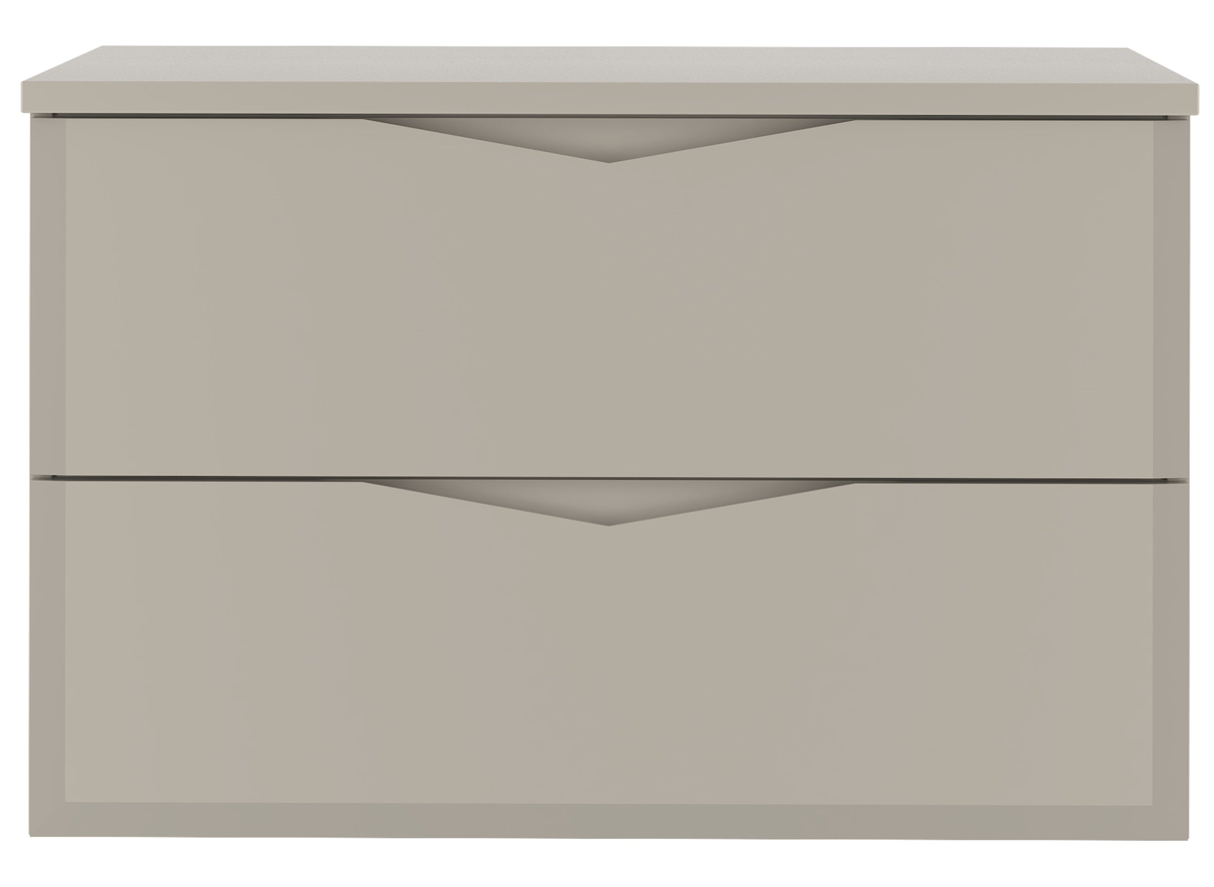 Szafka łazienkowa Delica z blatem 80 cm szary beż