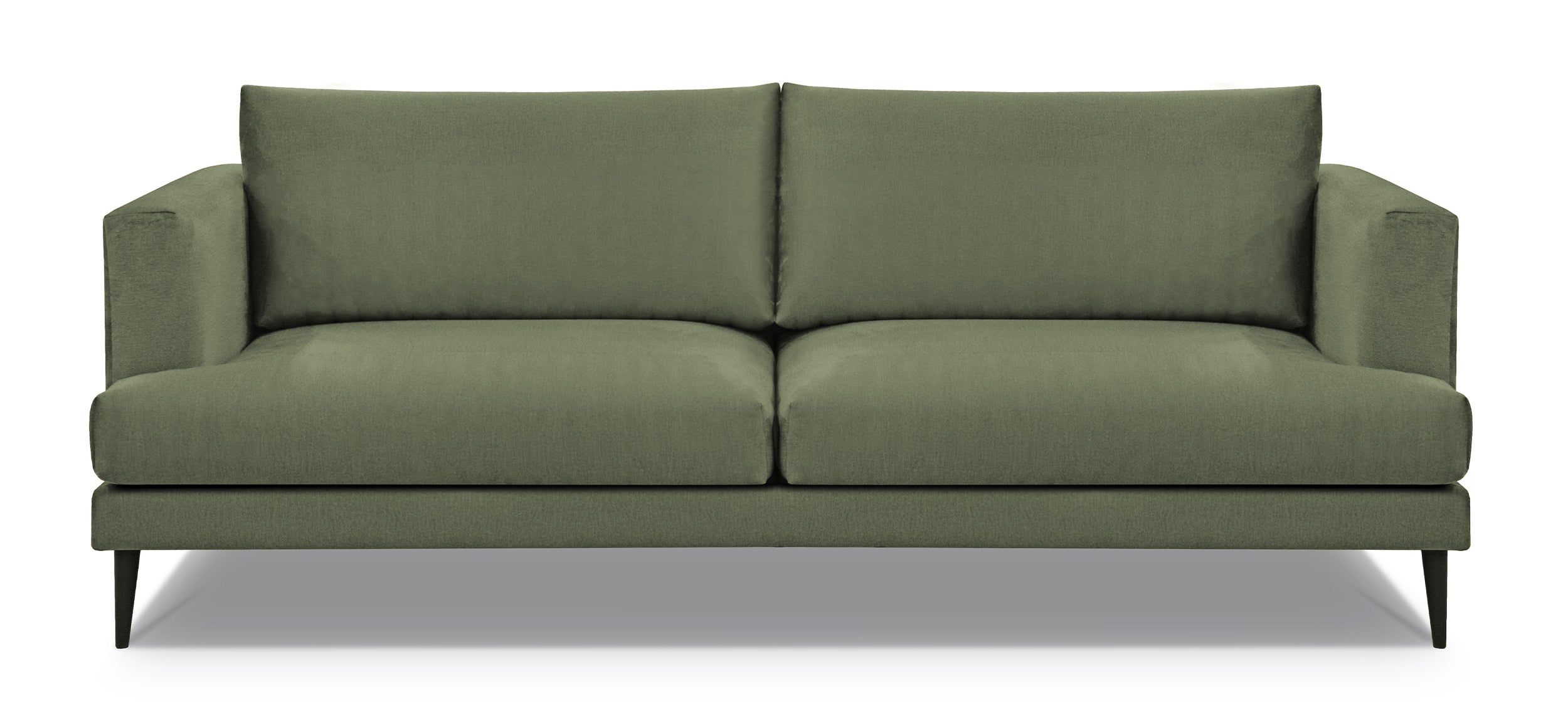 Sofa dwuosobowa Dragato oliwkowa welur