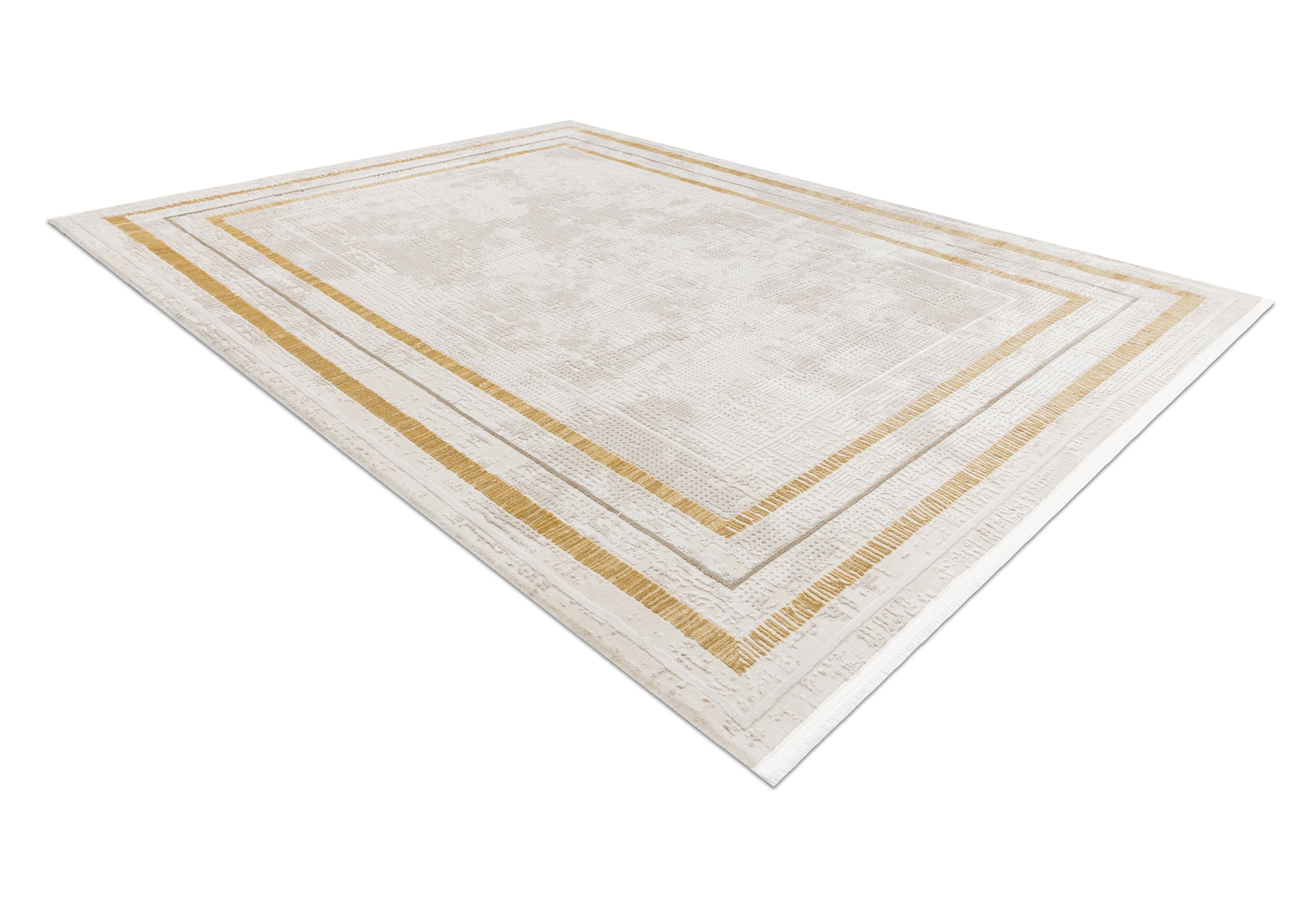 Dywan Duke 180x270 cm krem / złoty