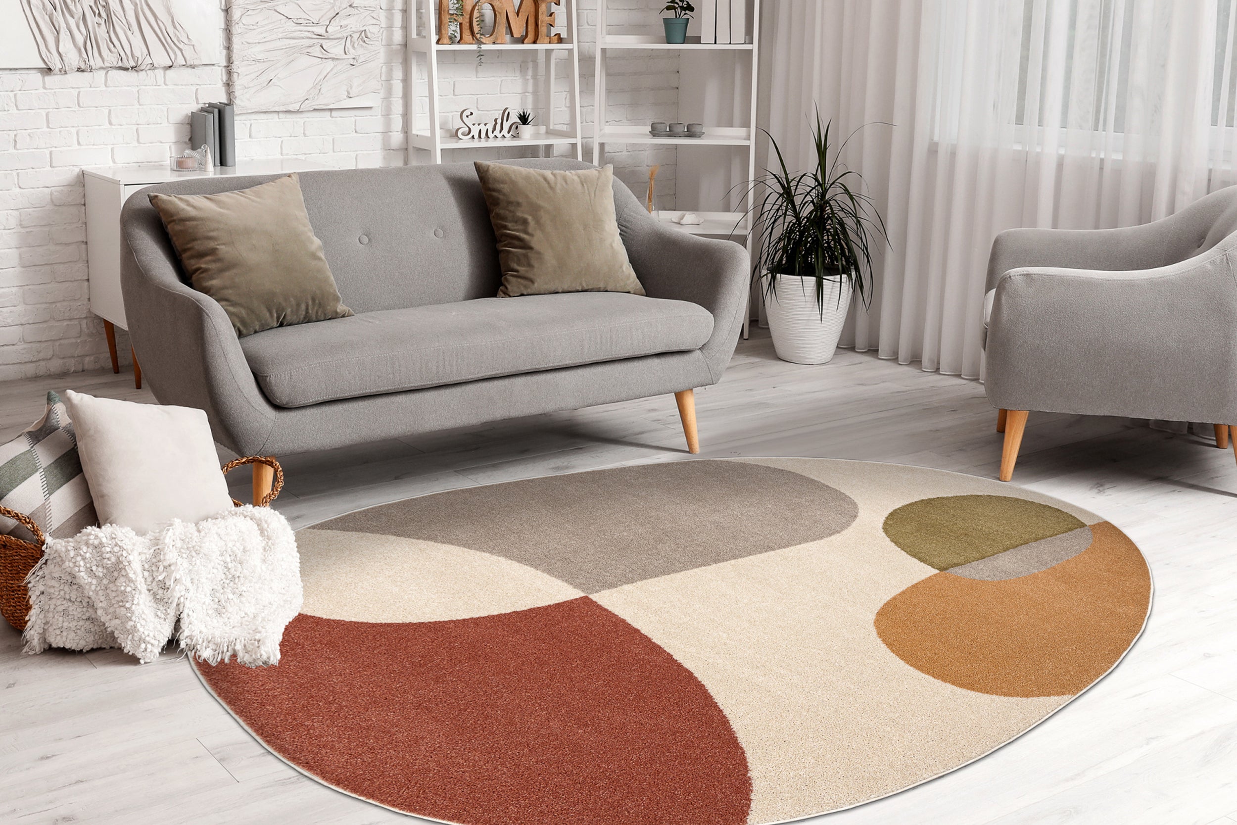 Dywan Fusion 200x290 cm terakota