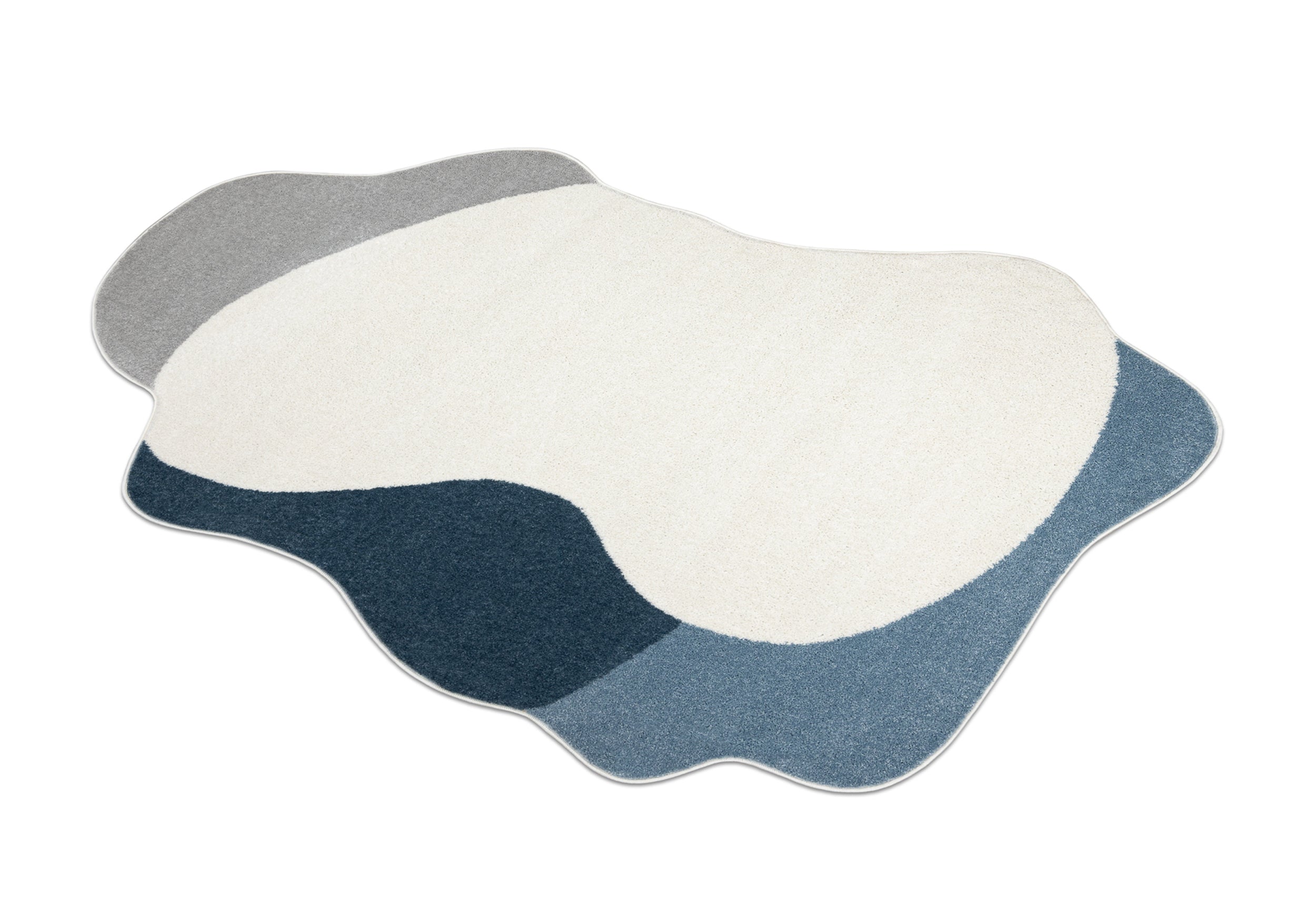 Dywan Fusion 200x290 cm biało-granatowy