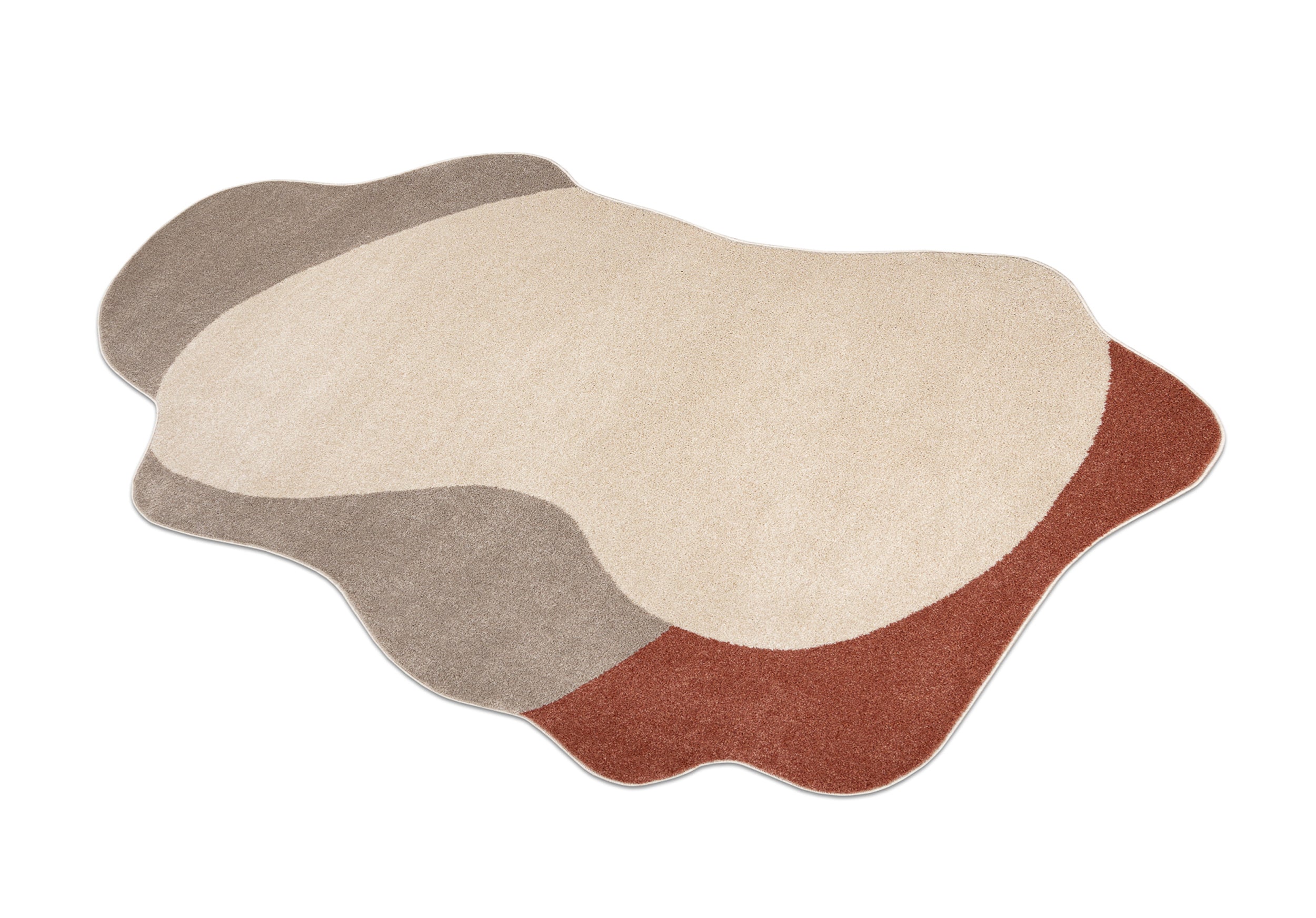 Dywan Fusion 200x290 cm krem / terakota