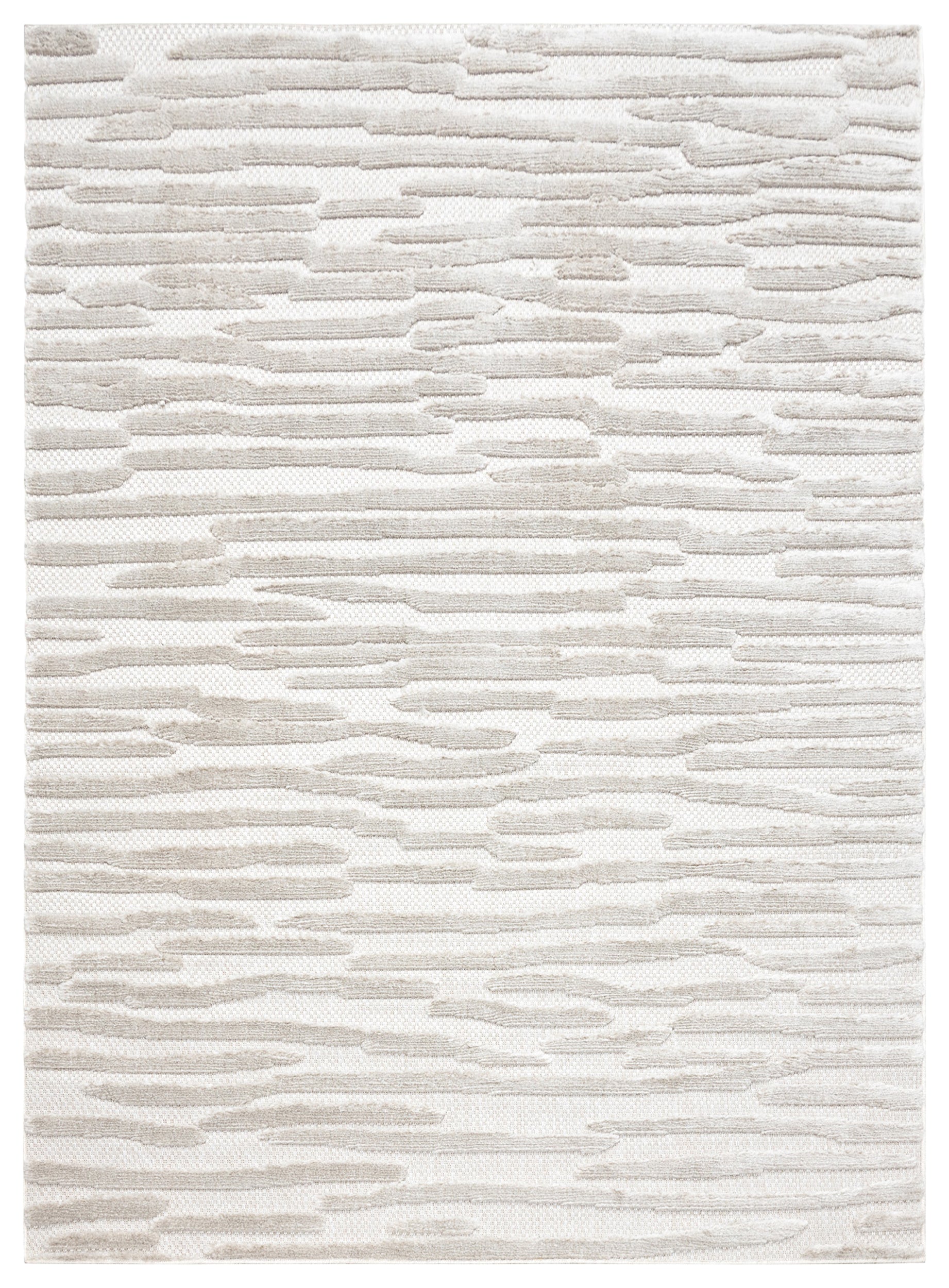 Dywan zewnętrzny Santo Sznurkowy Sizal 160x220 cm beżowy w fale
