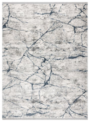 Dywan Tuls 180x270 cm kość słoniowa / niebieski marmur
