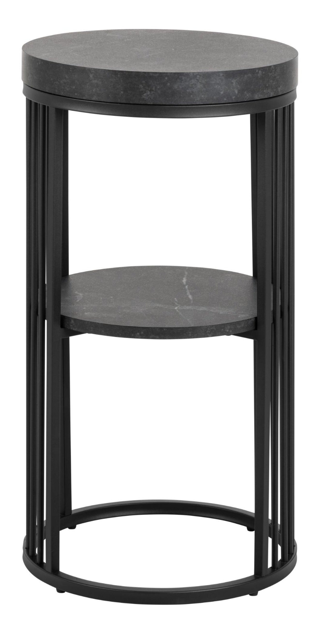 Stolik Velook boczny okrągły 35x35 cm - materiał metal