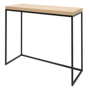 Szafka pod umywalkę Boneto z drewnianym blatem 75 cm
