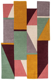 Dywan wełniany ręcznie wykonany Shuffle 150x240 cm wielokolorowy