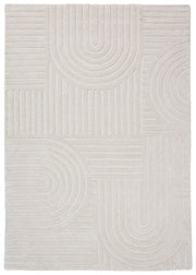 Dywan wełniany ręcznie wykonany Zen Garden 160x230 cm beżowy