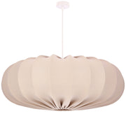 Lampa wisząca Cafee średnica 66 cm frappe z białą podstawą