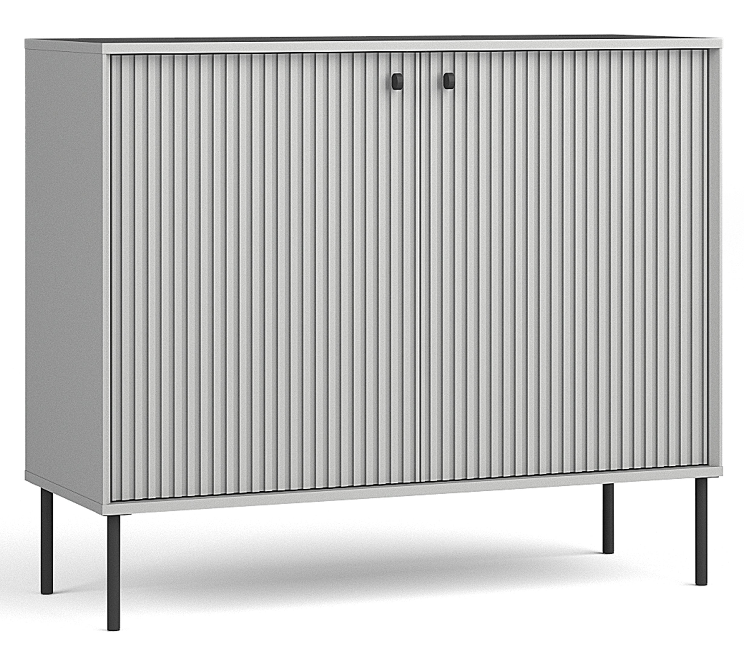 Komoda dwudrzwiowa Zeito 105 cm szara