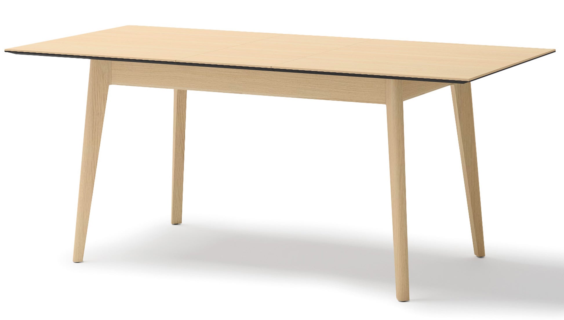 Stół rozkładany Plot 145-220x85 cm dąb jasny - materiał drewno