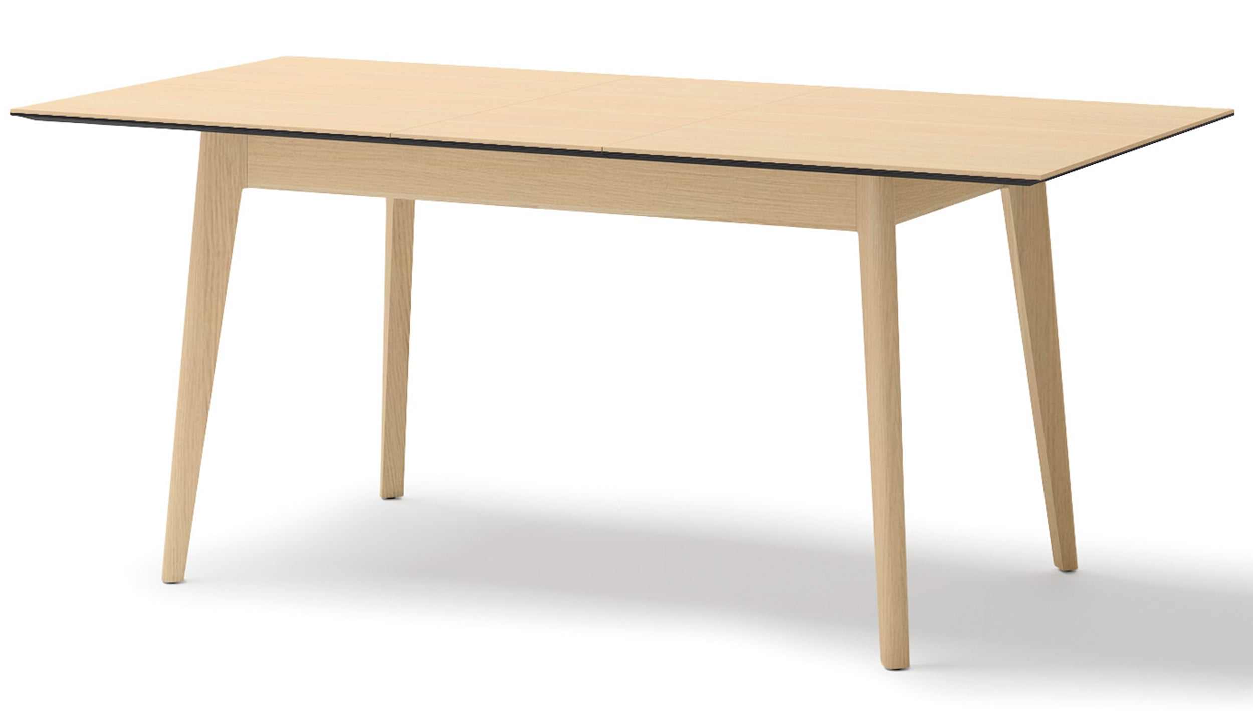 Stół rozkładany Plot 145-220x85 cm dąb jasny - materiał drewno