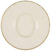 Talerz płytki do pasty porcelanowy Art. 27 cm beżowy