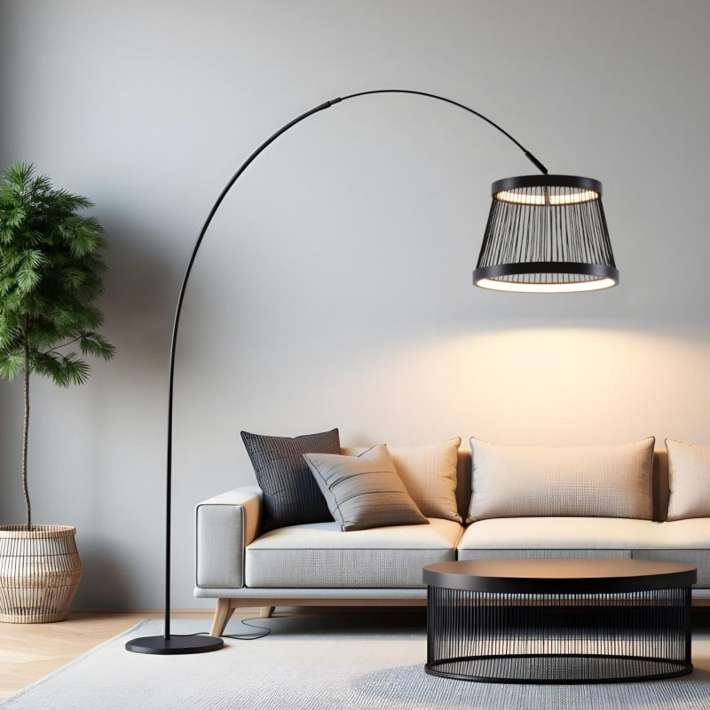 Lampa podłogowa Balu czarna