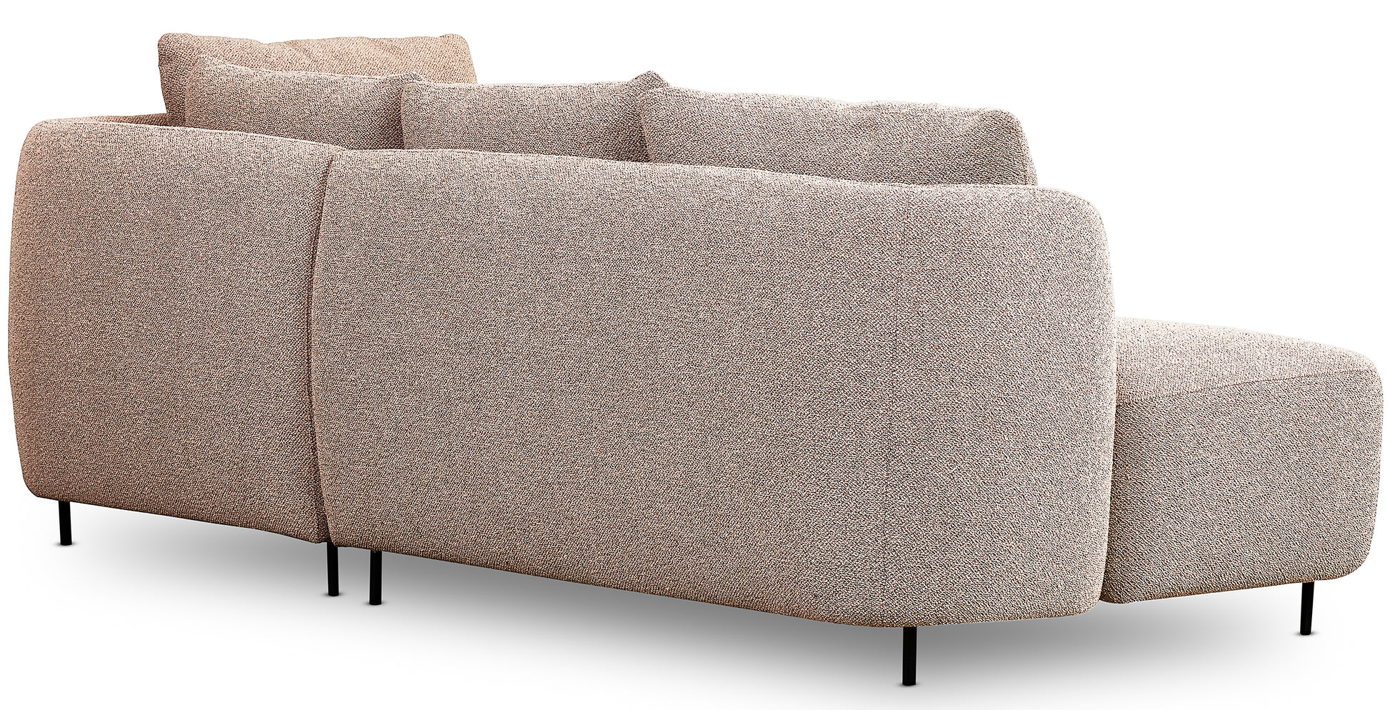 Sofa modułowa Lanomi beżowa - drewno bukowe