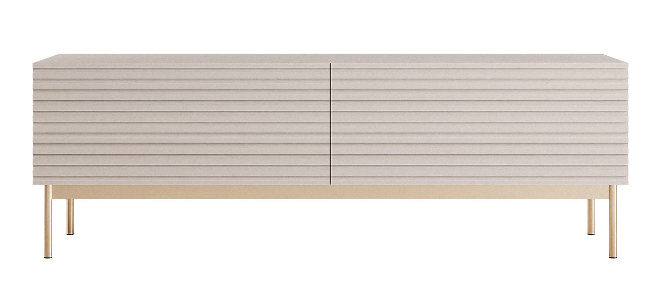 Szafka RTV Linearis 139 cm - otwieranie push open