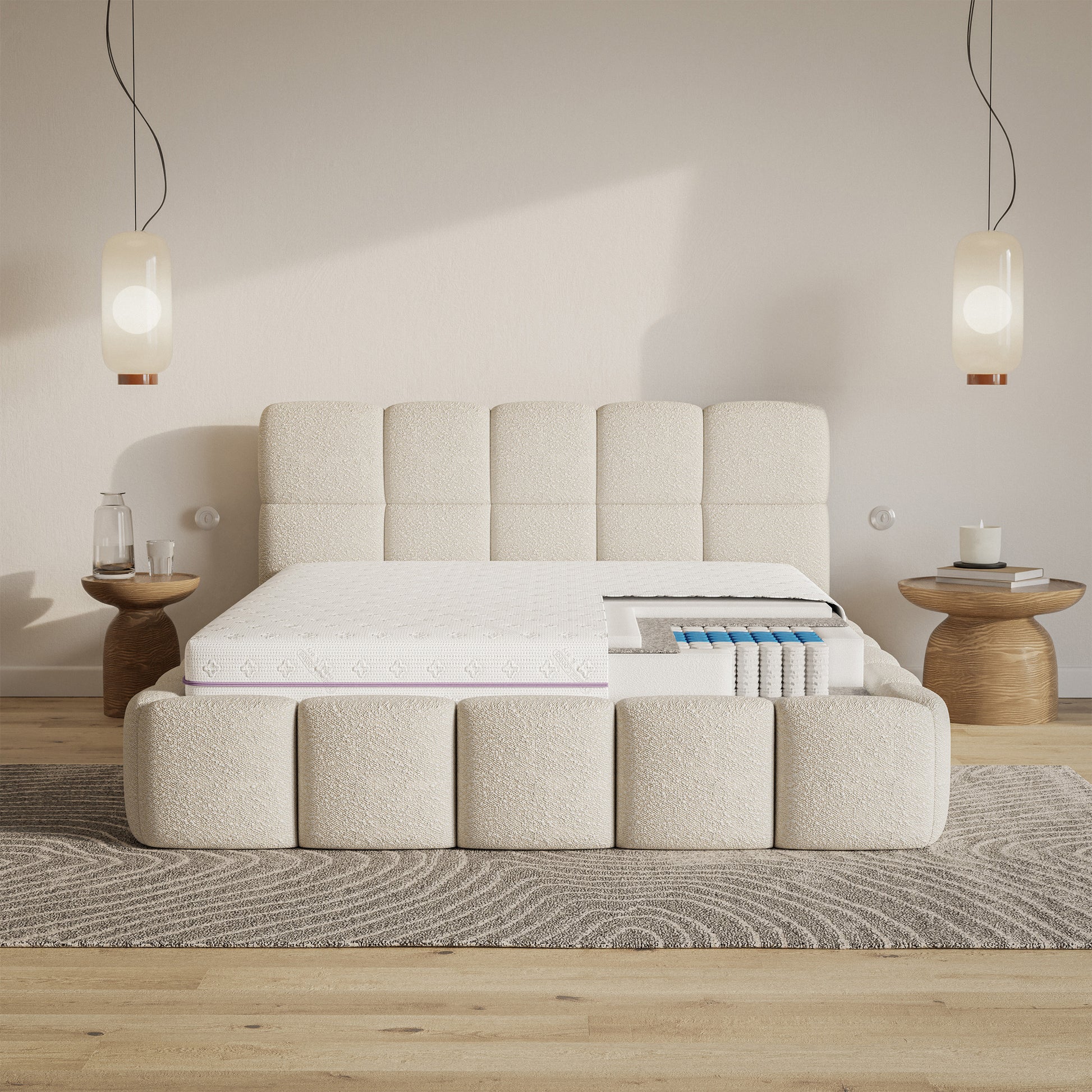 Materac kieszeniowy Somtiple 160x200 - sprężyny kieszeniowe