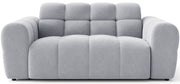 Sofa dwuosobowa Monti jasnoszara szenil
